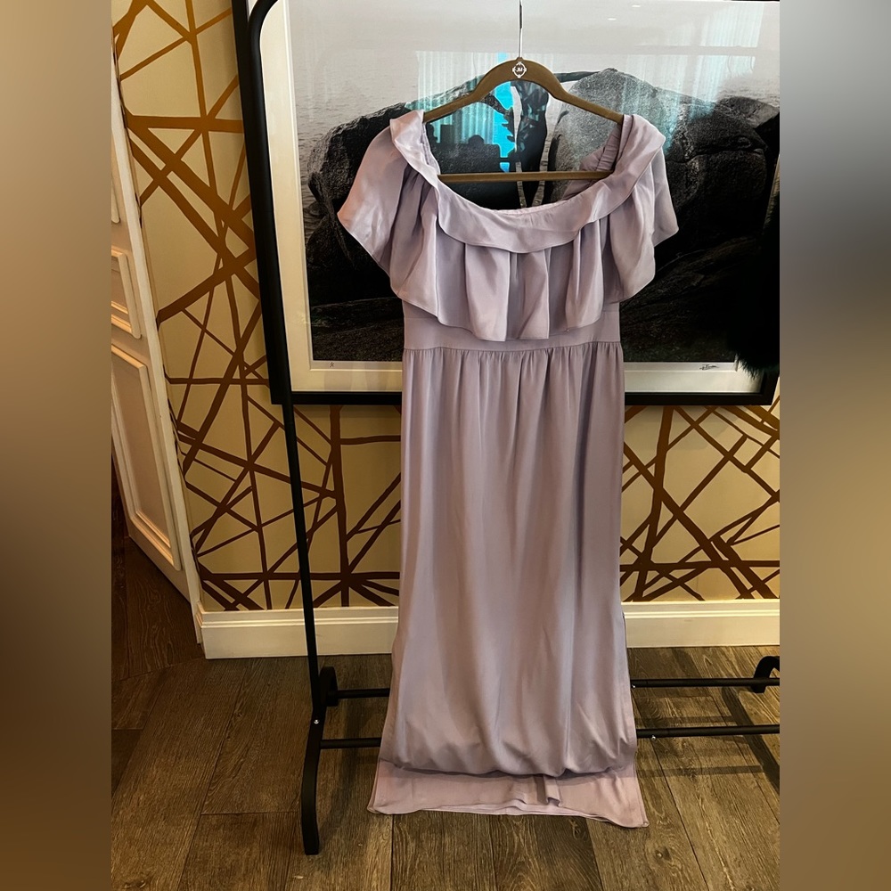 Lilac evening gown